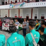 Kepulangan para atlet dan official yang berlaga di Pekan Olahraga Provinsi Sumsel diberi arahan dan ucapan selamat oleh Kepala Dinas Pemuda dan Olahraga Kabupaten Muara Enim Saprioma