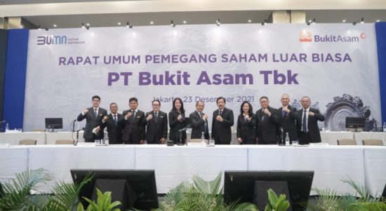Rapat Umum Pemegang Saham Luar Biasa PTBA yang berlangsung di Jakarta