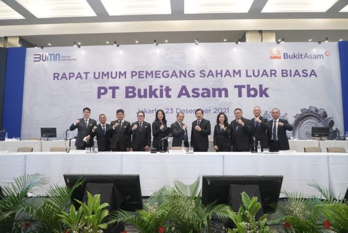 Rapat Umum Pemegang Saham Luar Biasa PTBA yang berlangsung di Jakarta