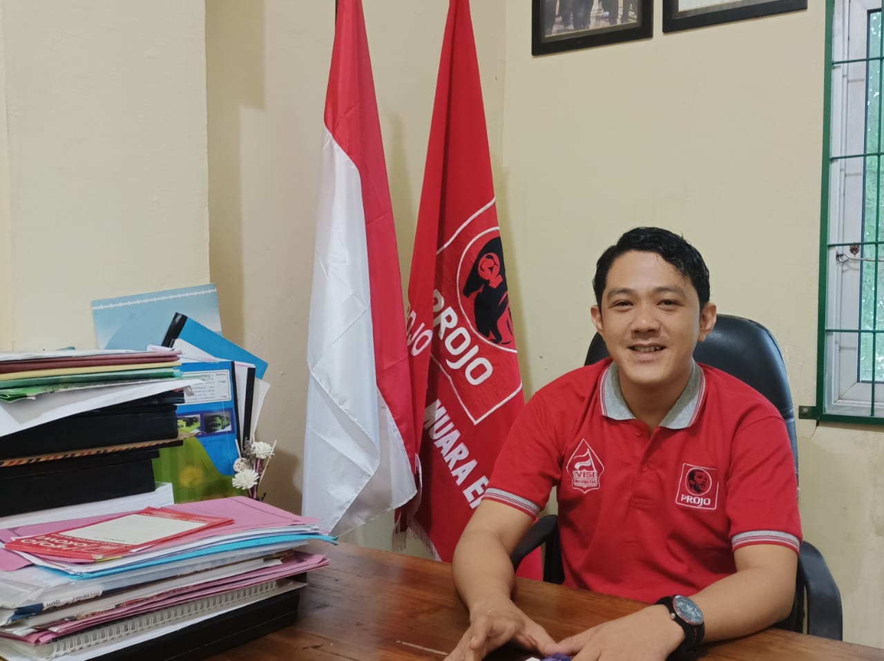 Denny Eka Candra, SE Ketua Ormas Projo Kabupaten Muara Enim sangat mengapresiasi atas capaian kinerja Pj Bupati Muara Enim Dr. H. Nasrun Umar dalam memimpin Kabupaten Muara Enim