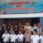 DPD IWO Muara Enim Gelar silaturahmi dan syukuran menempati kantor baru yang terletak di jalan lintas Palembang