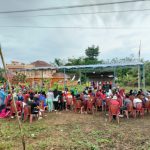 Warga Rumah Tumbuh Muara Enim antusias mengikuti jalan santai yang diadakan RW 10