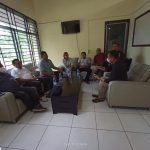 Tim SMSI diterima oleh Ketua PWI Sumut, Farianda Putra Sinik. Dalam pertemuan itu, Ketua SMSI Sumut, Zulfikar Tanjung, didampingi Sekretaris Erris J Napitupulu. (foto : Doc. SMSI Sumut)