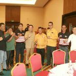 Rakor Verifikasi Faktual Keanggotaan Partai Politik Calon Peserta Pemilu Tahun 2024 Tingkat Komisi Pemilihan Umum Kabupaten Muara Enim yang berlangsung di Ballroom Hotel Grand Zuri Muara Enim, Selasa (18/10)