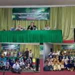 Pengurus FKUB Kabupaten Muara Enim lakukan foto bersama para peserta yang terdiri dari Pelajar dan Mahasiswa