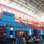 Pidato sambutan H. Yandra Iskandar saat membuka kejuaraan Futsal Bupati Cup 2022 yang dilaksanakan di Stadion Pancasila Kota Muara Enim pada Jumat (11/11/22). (Sbr/foto : KONIME, Editor : Al'Djamaz)